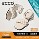 愛步（ECCO）涼鞋女 夏季低跟一字帶時(shí)裝涼鞋 雕塑233803 石灰色36