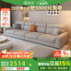 簡昕布藝沙發(fā)客廳2025新款直排小戶型沙發(fā)現(xiàn)代簡約棉麻沙發(fā)F6688