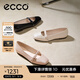 愛步（ECCO）芭蕾舞鞋女 25年倪妮同款時尚百搭瑪麗珍淺口單鞋 舞悅234303 石灰色23430301378 36