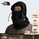 北面（The North Face）帽子外抓絨帽防寒防風(fēng)保暖登山騎行滑雪跑步護耳帽冬上新|7RIG JK3/黑色 S/M