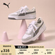彪馬（PUMA）官方【厚底鞋】女復古增高板鞋小白鞋 CARINA STREET 389390 白-淺灰色-金色-20 37