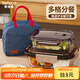 泰福高（TAFUCO）玻璃冰箱保鮮盒高硼硅上班族飯盒微波爐帶餐具2個裝 T7711