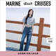 DZZIT地素時尚牛仔褲春秋季新款高街潮流寬松闊腿褲長褲女3H3R4601T 深藍(lán)色 26