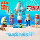IGNB海綿寶寶丑魚(yú)盲盒比奇堡居民盲盒毛絨玩偶掛件呆呆魚(yú)背包掛飾公仔 單個(gè)opp袋裝【送專(zhuān)屬卡 片】