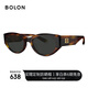 BOLON暴龍眼鏡王鶴棣同款25年新品貓眼太陽(yáng)鏡女偏光墨鏡男BL3208 C21