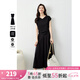 梵希蔓設計感T恤套裝裙女2025年夏新款收腰上衣半身裙高級兩件套 M7878 黑色 XL