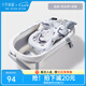 十月結(jié)晶嬰兒洗澡盆可折疊寶寶浴盆大號(hào)洗澡神器躺托浴架 【單盆+浴墊+洗頭杯】