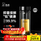 希諾（HEENOOR）抗菌玻璃杯雙層隔熱辦公車(chē)載水杯男2025新款泡茶杯子X(jué)N-9303KT