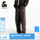 杰克·瓊斯（JACK&JONES）男裝NBA聯(lián)名款凱爾特人隊秋季字母刺繡寬松衛(wèi)褲長褲男款22511D003 黑橄欖E06 常規(guī) 31 175