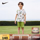 NIKE 耐克童裝男童【短袖T恤+短褲2件套裝】2025夏季新款兒童短袖套裝