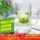 雅集玻璃杯加厚辦公室帶蓋帶把手帶過(guò)濾大茶杯 茶水分離男士泡茶杯