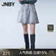 江南布衣（JNBY）夏季女裝牛仔半身裙A字水洗純色通勤淑女5O4D11380 996/牛仔洗白 XS