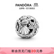 潘多拉（PANDORA）鏤空海星貝殼與心形串飾925銀海洋鏤空diy串珠生日禮物送女友 均碼