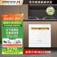 慧曼【家電國家補貼】美國HUMANTOUCH灶下洗碗機家用13套天女B2自動開關烘干門嵌入式智能洗碗消毒一體 【灶下新品】B2Pro+（木紋操作面板）白/黑