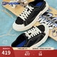 FILA FUSION斐樂(lè )女鞋帆布鞋女 低幫板鞋POP輕質(zhì)帆布鞋休閑運動(dòng)鞋女 黑-BK 37.5