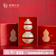 中國國家博物館花果福祿食盒創(chuàng  )意文創(chuàng  )復古收納家用干果擺放送朋友自用新婚禮物 國博花果福祿食盒