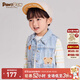PawinPaw卡通小熊童裝春夏男寶純棉無(wú)袖牛仔馬甲陽(yáng)光帥氣 Indigo牛仔藍色/55（批次不同） 100 cm