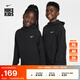 耐克（NIKE）官方男女童DRI-FIT大童速干訓練夾克防曬衣夏季FZ5213 010黑/銀 160 XL