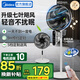 美的（Midea）【國(guó)家補(bǔ)貼】電風(fēng)扇風(fēng)扇落地扇七葉大風(fēng)量節(jié)能搖頭電扇家用風(fēng)扇柔風(fēng)輕音臥室立式桌面臺(tái)扇遙控定時(shí) 【升級(jí)9H定時(shí)+觸控】遙控輕音颶風(fēng)落地扇35BJD