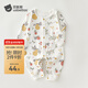 貝肽斯嬰兒衣服寶寶連體衣春秋哈衣爬服四季保暖居家長(cháng)袖睡衣 熱帶果園 90cm 90