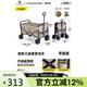 CAMEL露營(yíng)小拉車(chē)營(yíng)地車(chē)買(mǎi)菜車(chē)溜娃車(chē)遛狗車(chē)折疊車(chē)家用推車(chē)取快遞卡其色
