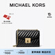 MICHAEL KORS邁克高仕 MK【七夕禮物】Rose 女士中號絎縫鏈條信封包 黑色 001 NS