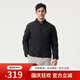 坦博爾羽絨服男羅紋棒球領(lǐng)輕薄簡(jiǎn)約短款外套TAF310119A 黑色 2XL (180)