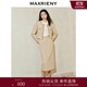MAXRIENY【商場(chǎng)同款-都市華麗日?！啃∠泔L(fēng)馬賽克釘珠半裙 燕麥色 M 02/36