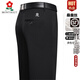 夢(mèng)特嬌春夏秋款刺繡男士休閑褲新款褲子商務(wù)休閑直筒高彈西褲 黑色-四面彈-秋冬 厚款 29 【95-110斤左右】