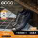愛(ài)步（ECCO）板鞋男 經(jīng)典百搭牛皮輕奢休閑鞋 街頭521304 黑色42 HL