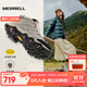 邁樂(lè )（Merrell）【上新】戶(hù)外徒步鞋男女款MOAB3MID WP中幫防水透氣防滑登山鞋 J036330白灰黑（女款） 37