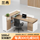蘭冉 辦公桌財(cái)務(wù)實(shí)驗(yàn)室辦公家具職員工位屏風(fēng)隔斷卡位 L型單人位