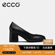 愛(ài)步（ECCO）優(yōu)雅氣質(zhì)舒適女士職場(chǎng)單鞋雕塑奢華55系列  黑色222603 37