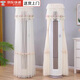 卡緹倫空調(diào)罩防塵罩圓柱立式空調(diào)套罩開機(jī)不取擋風(fēng)簾防直吹內(nèi)機(jī)罩子 維多利亞米色 頂部直徑40cm 高度180cm（圓柜機(jī)通用）