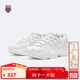 蓋世威（K·SWISS）男女休閑鞋時(shí)尚透氣板鞋耐磨防滑減震加絨保暖運動(dòng)跑鞋9058-U 053溫布爾登白/夢(mèng)幻金 37