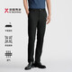 勁霸男裝（K-Boxing）勁霸男裝2025春夏新款羊毛純色直筒商務(wù)休閑褲NQXN1531黑色33