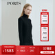 PORTS寶姿女裝秋冬新品女裝針織長袖高領(lǐng)套頭衫LL9K420LKF037 黑色 L （8）