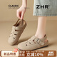 ZHR羅馬涼鞋女夏季復(fù)古包頭勃肯鞋女軟底舒適女鞋 AB120 卡其色  37 
