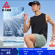 匹克運動(dòng)背心男夏季新款速干透氣健身無(wú)袖上衣排汗訓練服籃球罩衫短褲 【速干背心2017】黑色 L (175)