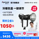 愛(ài)圖仕（Aputure） LS 300x可調(diào)色溫影視燈攝影補(bǔ)光燈 外拍常亮專(zhuān)業(yè)影室直播便捷led攝影燈DMX控光常亮燈光 LS 300X 單燈