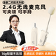 OLPAY適用2.4G小蜜蜂無(wú)線(xiàn)擴音器教師上課手持麥克風(fēng)耳麥戶(hù)外藍牙話(huà)筒二合一夾領(lǐng)手持版米白無(wú)延遲不嘯叫 二合一夾領(lǐng)手持版【米白】可夾領(lǐng)可手持（不含擴音器）