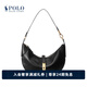 Polo Ralph Lauren 拉夫勞倫 Polo ID 女配 經(jīng)典款皮革迷你單肩包RL51969 001-黑金 ONE