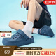 駱駝（CAMEL）洞洞鞋涼拖沙灘鞋男女情侶款漂流鞋 A122533037，藍(lán)色，男 46
