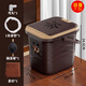 餐將軍茶桶茶渣桶垃圾分離過(guò)濾排水桶茶臺廢水桶功夫茶具配件茶道茶水桶 7.5L茶桶+銅茶球+彎管+茶管+茶巾