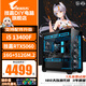 技嘉酷睿i5 13400F/12600KF組裝電腦RTX4060/5060/Ti顯卡三角洲打瓦游戲電競(jìng)直播diy電腦臺(tái)式機(jī)主機(jī) 配置一：i5 13400F丨RTX5060丨16G