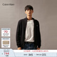 Calvin KleinJeans秋冬男女情侶ck休閑通勤刺繡立領(lǐng)拉鏈針織開(kāi)衫毛衣J326796