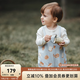 OAK FAMILY早春2025新品寶寶背帶褲男女兒童垂感闊腿休閑柔暖舒適高彈長褲 面包王國 73 cm