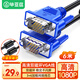 畢亞茲 高清VGA線(xiàn) vga電腦電視連接線(xiàn) 3+6 6米 純銅電腦顯示器線(xiàn) 電腦電視投顯示器 視頻線(xiàn)延長(cháng)線(xiàn) XL2-藍