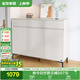 全友家居 現(xiàn)代極簡(jiǎn)風(fēng)家具鞋柜家用靠墻大容量?jī)?chǔ)物收納柜入戶玄關(guān)柜子