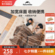 挪客Naturehike自動(dòng)充氣床墊加高戶外便攜露營(yíng)防潮墊單雙人氣墊床 內(nèi)置泵充氣床_棕色/三人/25cm
